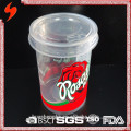 FDA Standard Transparent 300ml Freezed Ice cream Cup with Lid